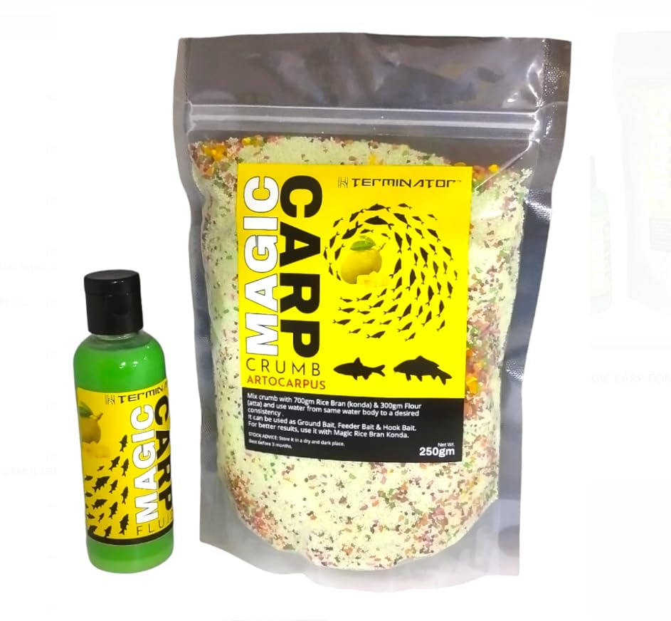 See full amazon price history chart for AUF HTERMINATOR Magic CARP Crumb 250GM and Magic CARP Fluid 100ML Fish Bait Combo (ARTOCARPUS Combo) AUF HTERMINATOR Magic CARP Crumb 250GM and Magic CARP Fluid 100ML Fish Bait Combo (ARTOCARPUS Combo) (B0C785XB73) Amazon Price History, Amazon Price Tracker
