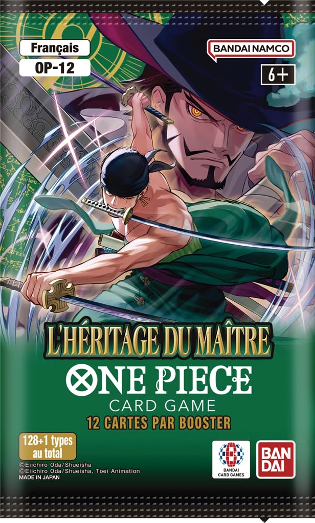 One Piece - Booster de 12 Cartes OP-​12 : L'Héritage du Maître - Version Francaise