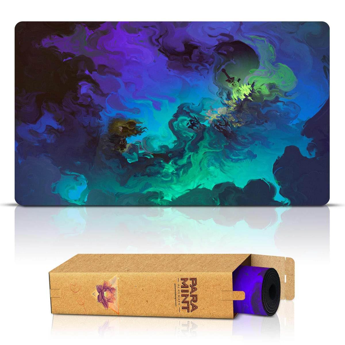 I Am No Man (Stitched) - MTG Playmat by Anato Finnstark, LOTR Lord of the Rings - Compatible with Magic the Gathering Playmat - Play MTG, YuGiOh, TCG - Original Play Mat Art Designs