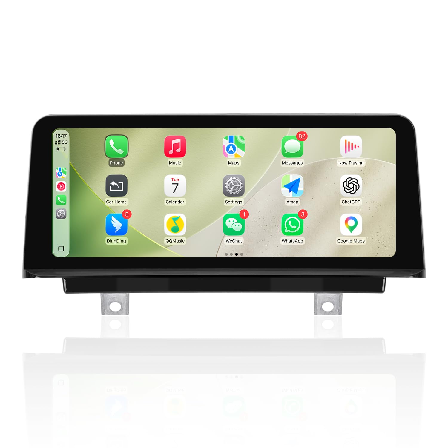 YEEHUNG F30 CarPlay Screen, 10.25 Inch Linux Touch Display, Wired & Wireless CarPlay Android Auto OEM Bluetooth Calling, for BMW 2012-2017 F30 F20 F21