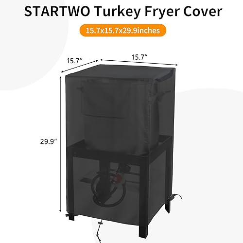 Miniatura 2 de STARTWO Funda para freidora de pavo compatible con CreoleFeastKing Kooker, cubierta impermeable para caldera de cangrejos y mariscos, funda
