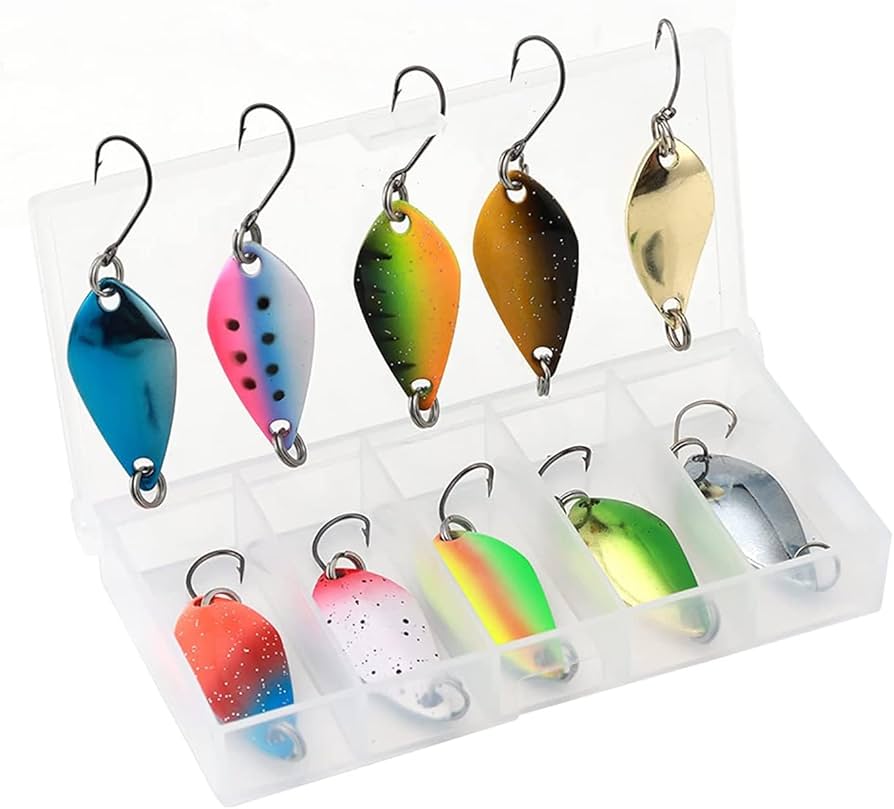 スプーンルアーセット 多色 釣り用 night-army_na0024