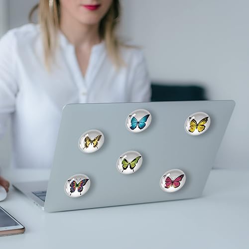 Miniatura 9 de 12 calcomanías de cristal para nevera, imanes de nevera de panda para decoración de manualidades, imanes fuertes para nevera para cocina, escuela,