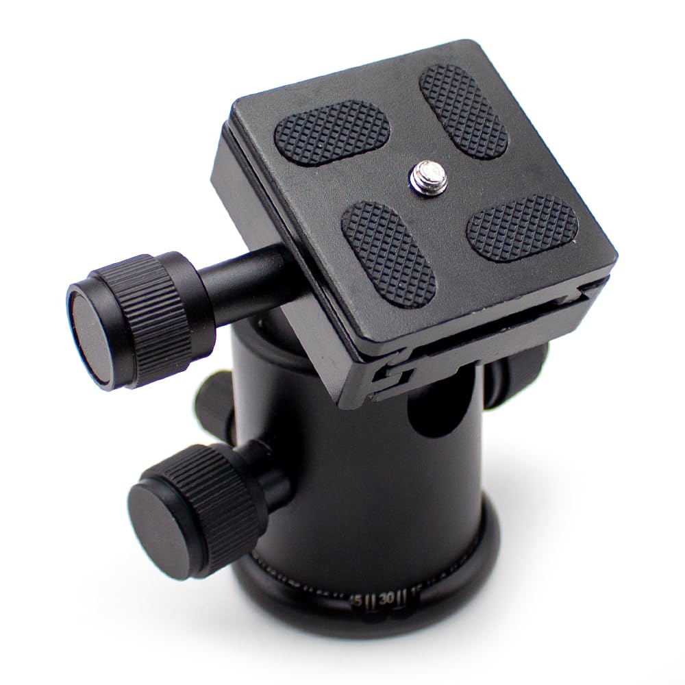 Mesa de Fotografía Circular de Acrílico de 15cm con Cabezal Esférico Universal, Resistente Y con Capacidad de Carga de 15 Kg para Estudio Fotográfico de Productos.