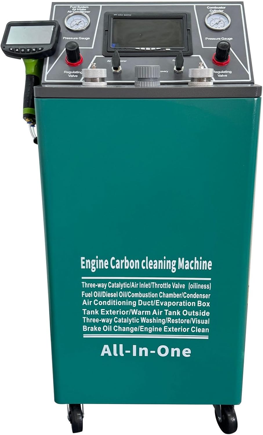 16-in-1 Visual Automotive Cleaning Machine DC12V Multi-Purpose Cleaner Machine with Borescope 116PSI for Fuel/AC/Cooling System and Catalytic Converter