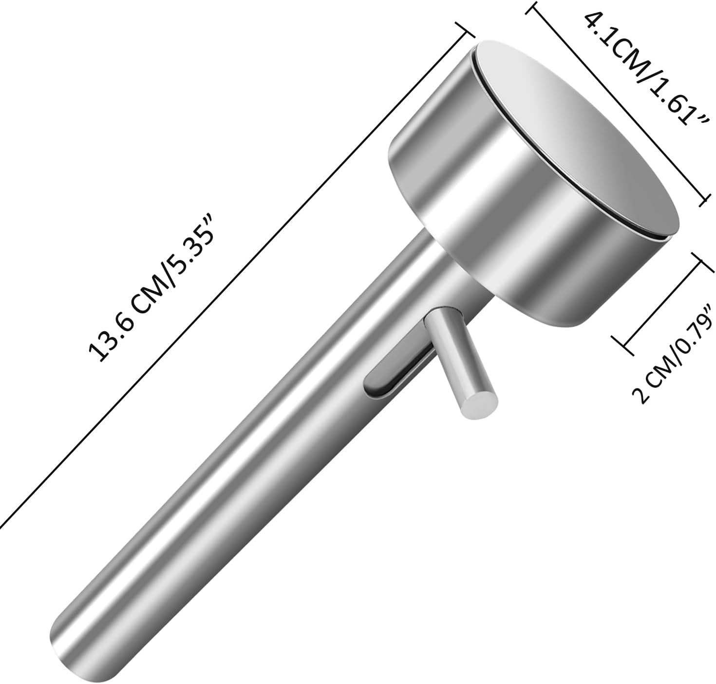 Falafel Scoop With Spatula, Stainless Steel Professional Falafel Maker Tool Non-Sticky Stainless-Steel Felafel Maker Mold