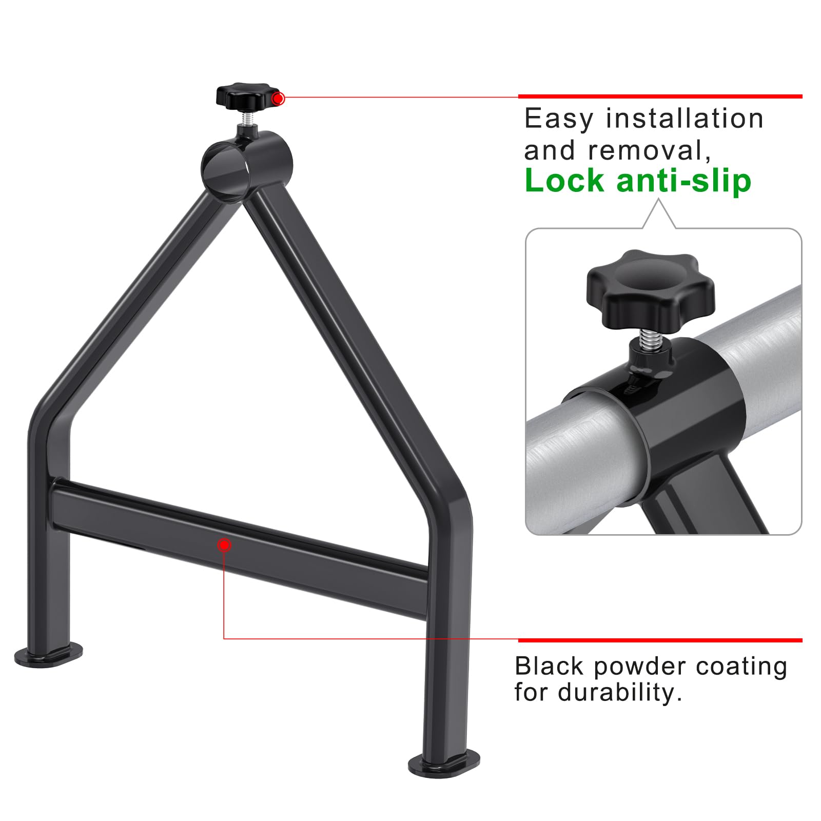 Porta bobine di filo, contenitore portatile per cavi, in acciaio completamente saldato, dispenser per bobine di diametro fino a 71 cm, capacità 99,8 kg, nero