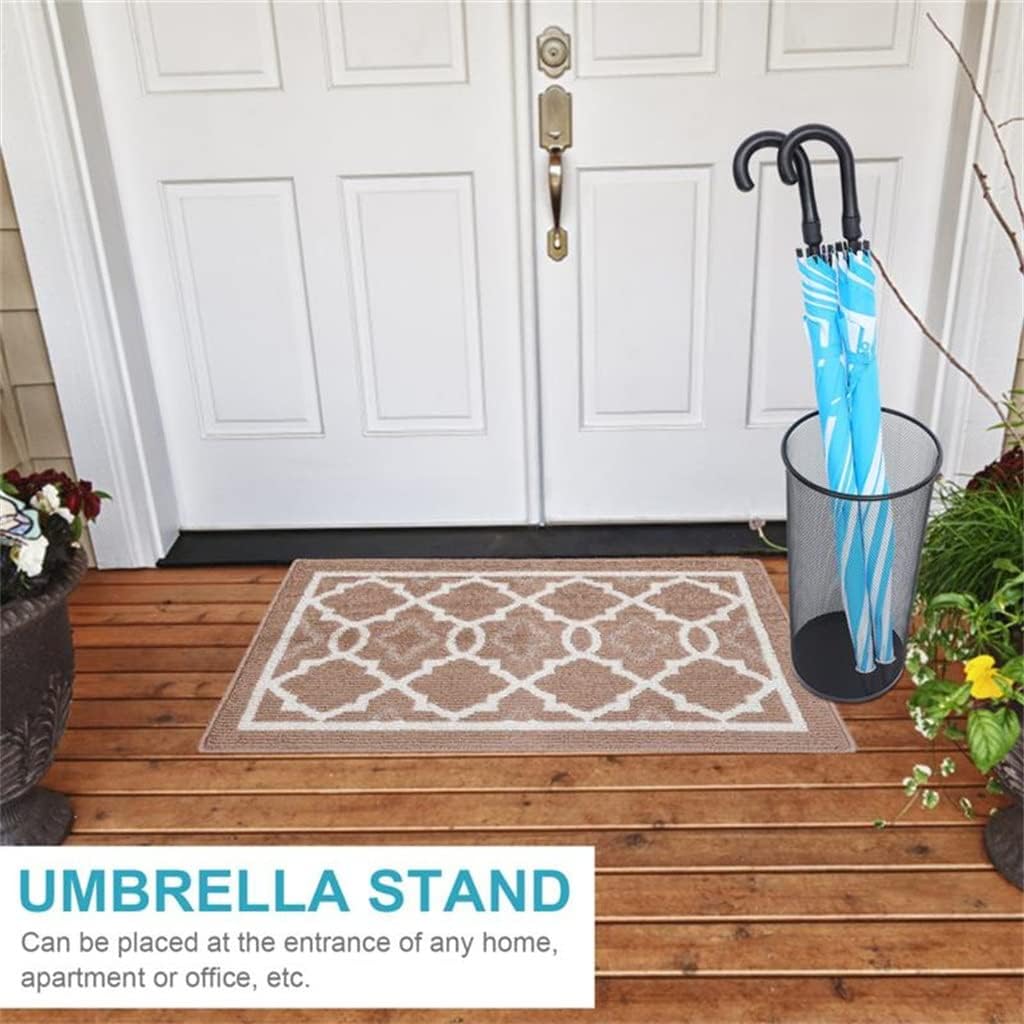 Iron Hollow Umbrella Storage Rack Hotel Mall Lobby Holder Organizer Hallway Entryway Office Stand(E)