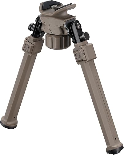 Vista 10 de CVLIFE Bípode para disparar y cazar, bípode de montaje para rifle hecho de polímero ligero de alta resistencia Negro