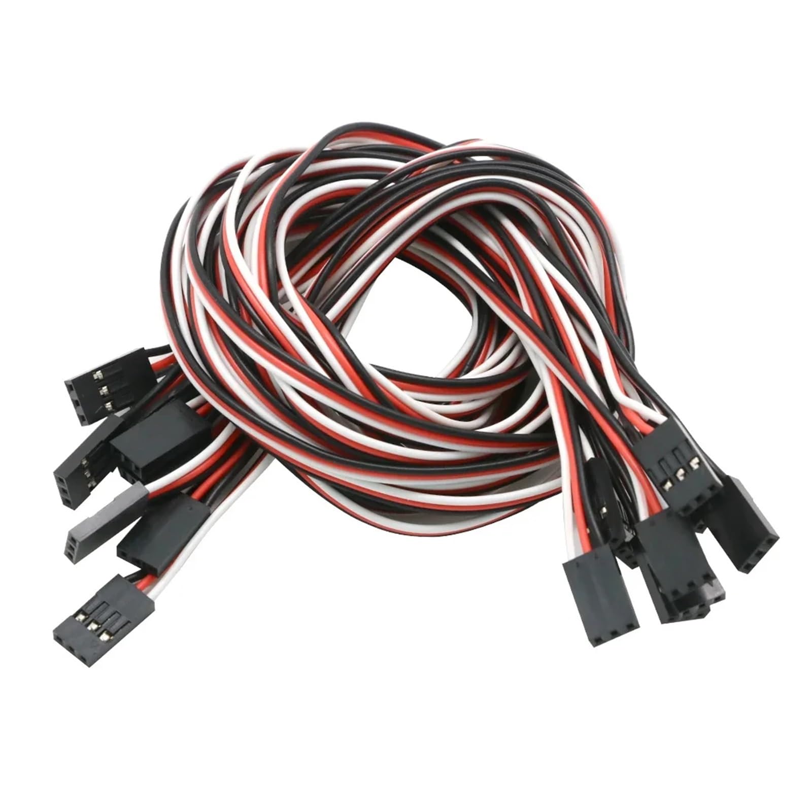 MIUYTRN 100 Teile/los 10 cm 15 cm 20 cm 30 cm Stecker Stecker Servo Verlängerungskabel Draht Kabel 100mm Flugzeug Quadcopter cuicui(500MM)