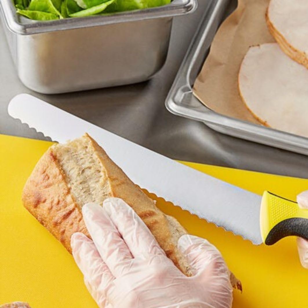 TrueCraftware- 10” Blade Bread Knife German Steel with Soft-Grip Handle- Razor Sharp Multipurpose Sharp Kitchen Knife for Homemade Bread Crusty Breads Cake Bagel Home Kitchen Restaurants