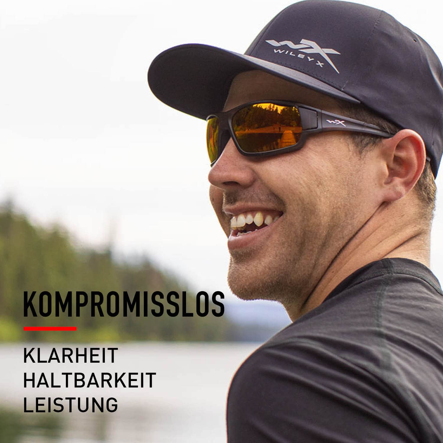 Wiley X │ WX Breach | Sonnenbrille Herren │ Sportbrille Polarisiert │ Sonnenbrille Herren Polarisiert │ 100% UVA/UVB-Schutz | Ideal bei Outdoor-Aktivitäten | Fahrradbrille Wandern Sport Laufen…