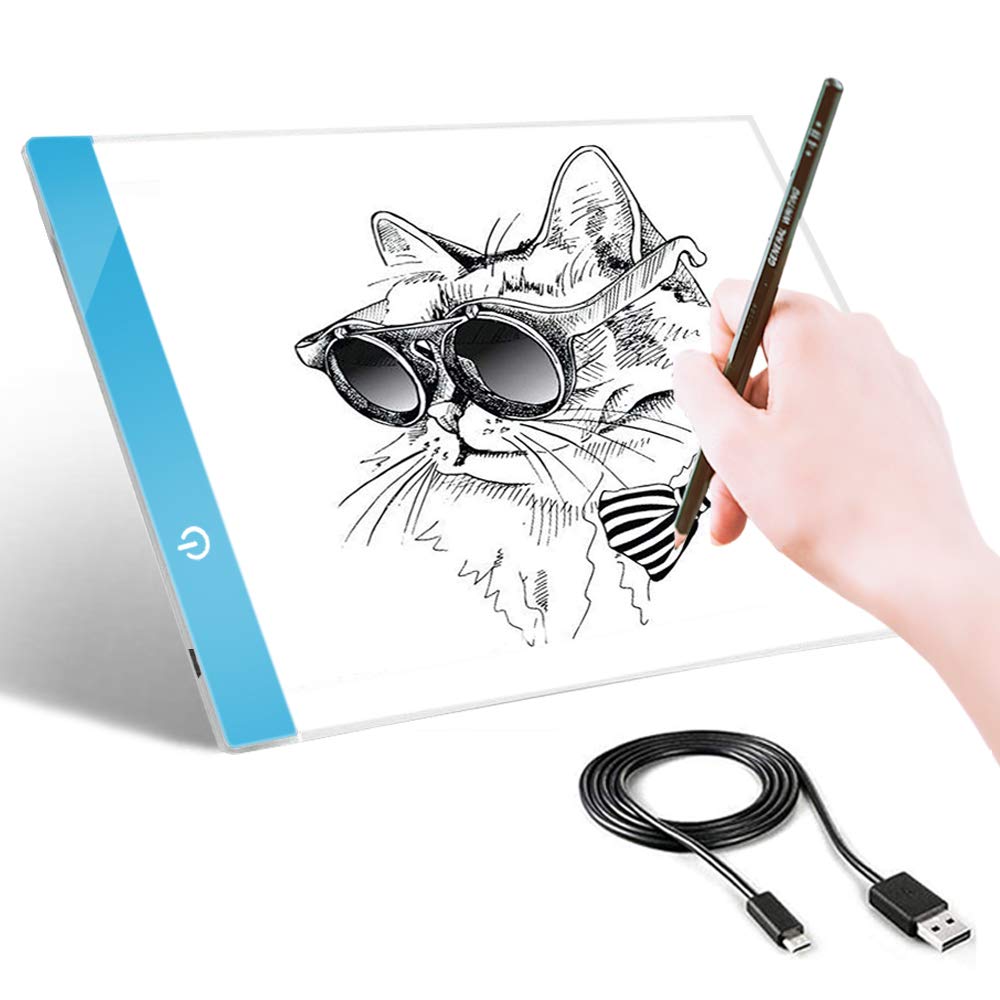 Buy Light Box Drawing A4,Tracing Board with 3 Brightness Adjustable for