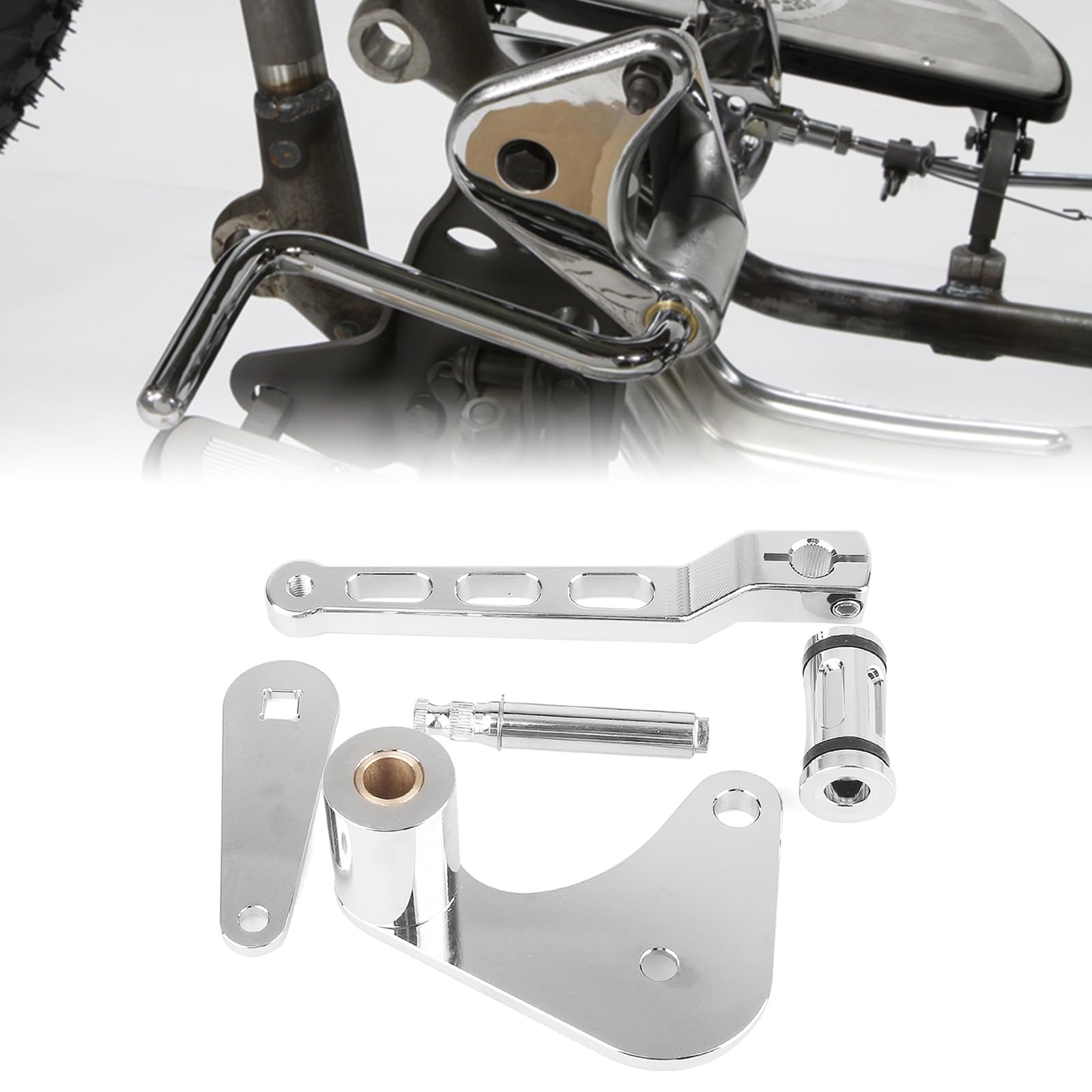 clutch pedal motorcycle Jockey Foot Kit Parts For Harley Davidson Dyna : Automotive Color:Mystic Chromapop Sun Black Gold Mirror Juego de fregona y Pferdesport Clutch Master Cylinder Small