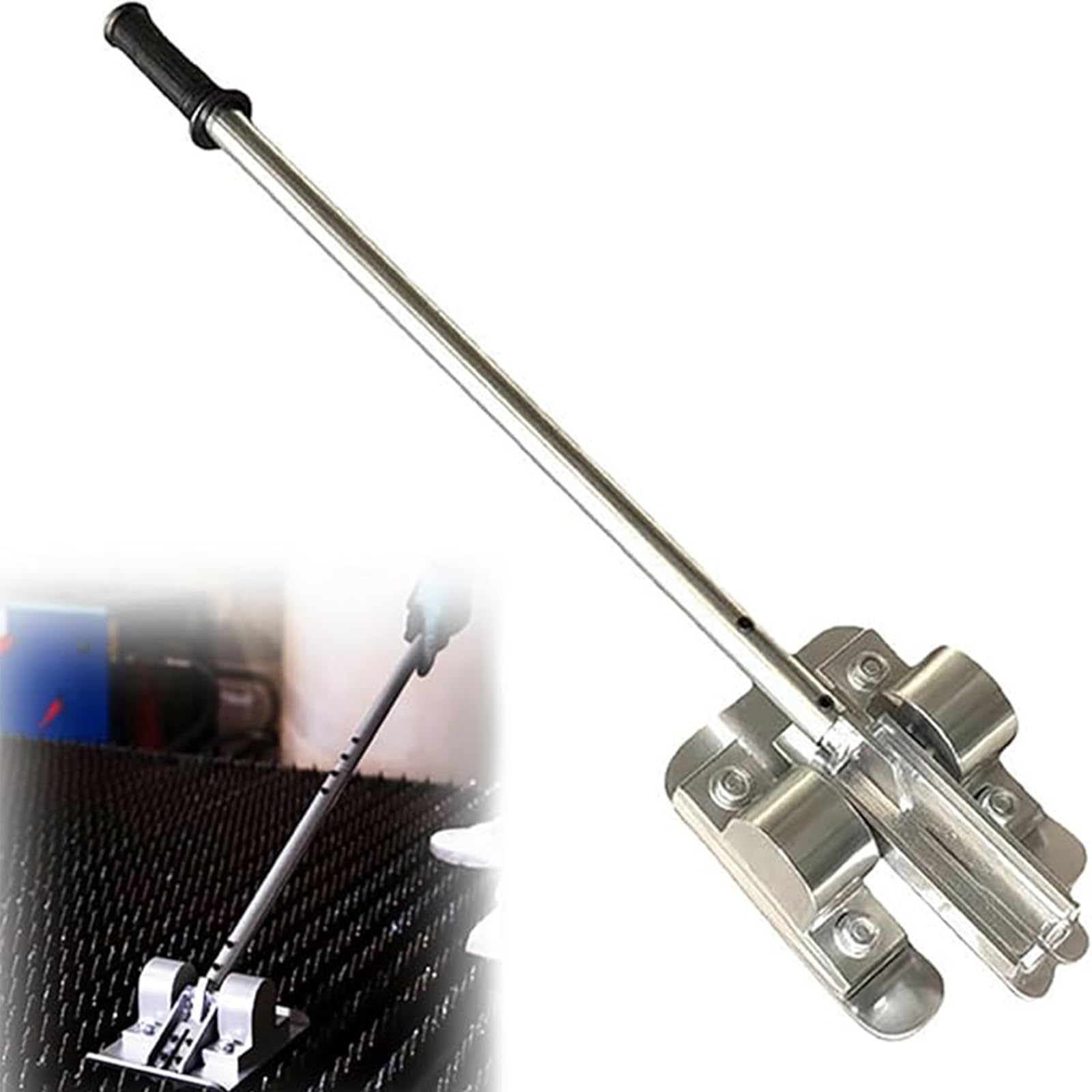 GYKOZY Handheld Slag Cleaning Tool for Metalworking, Manual Dross Remover for Welding and Production, Efficient Waste Removal (3-4mm) - Ideals for Factories and Workshops