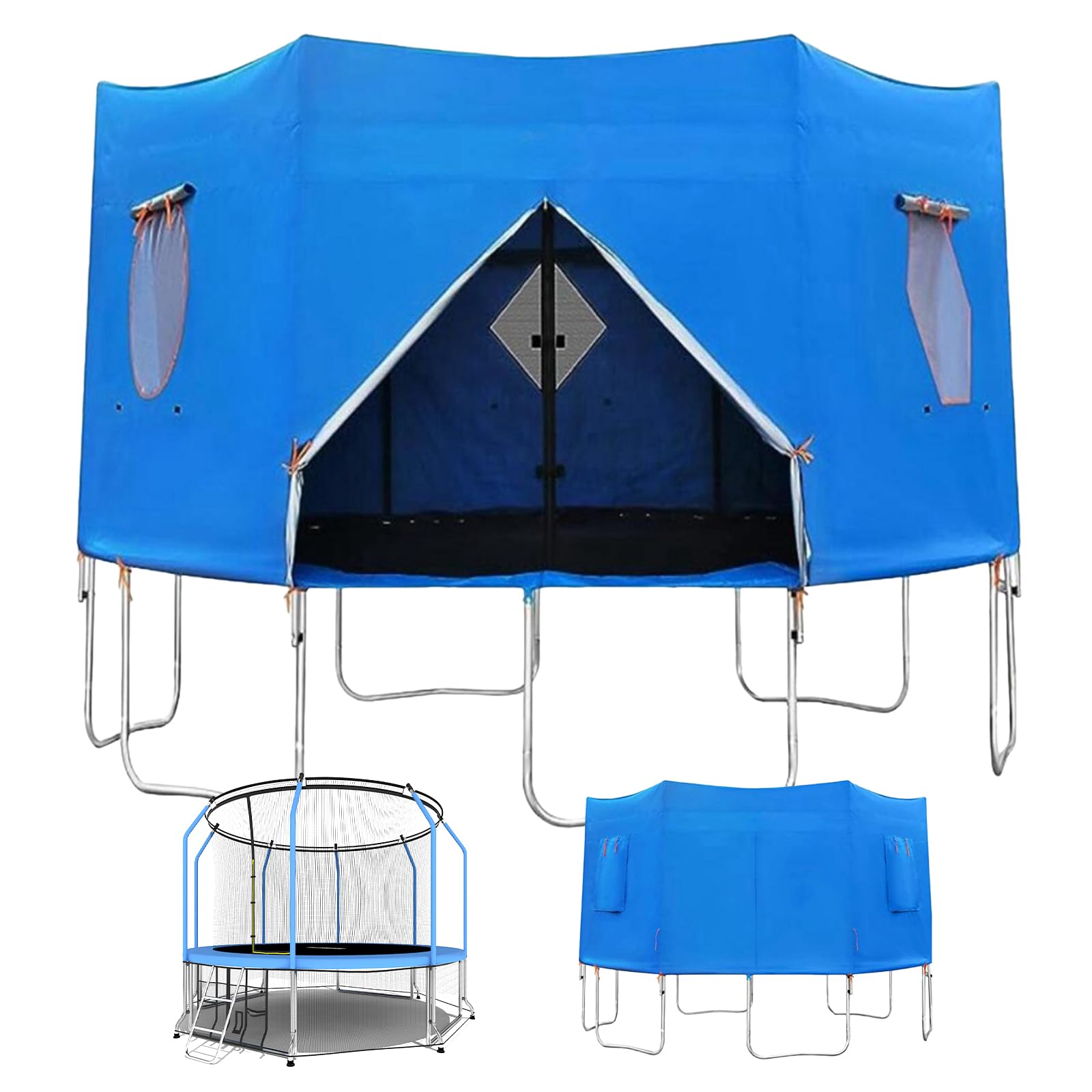 6ft/8ft/10ft/12ft Trampoline Cover, Trampolines & Accessories, Trampoline Tent Cover Trampoline Shade Cover, Trampoline Sunshade, Trampoline Protection for Community Events (12 ft(Diameter 3.66 M))