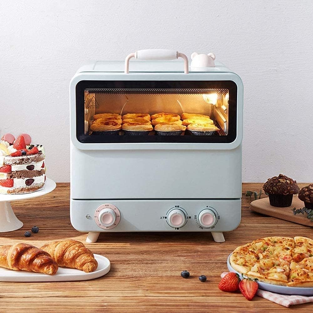 Forno Elettrico Ventilato, Piccolo forno elettrico for uso domestico a vapore integrato, temporizzazione della macchina, controllo della temperatura gratuito, mini forni da 20 litri