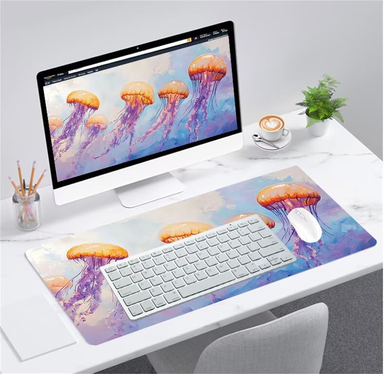 Tapis de souris grand format résistant à l'eau pour éviter les taches - 2
