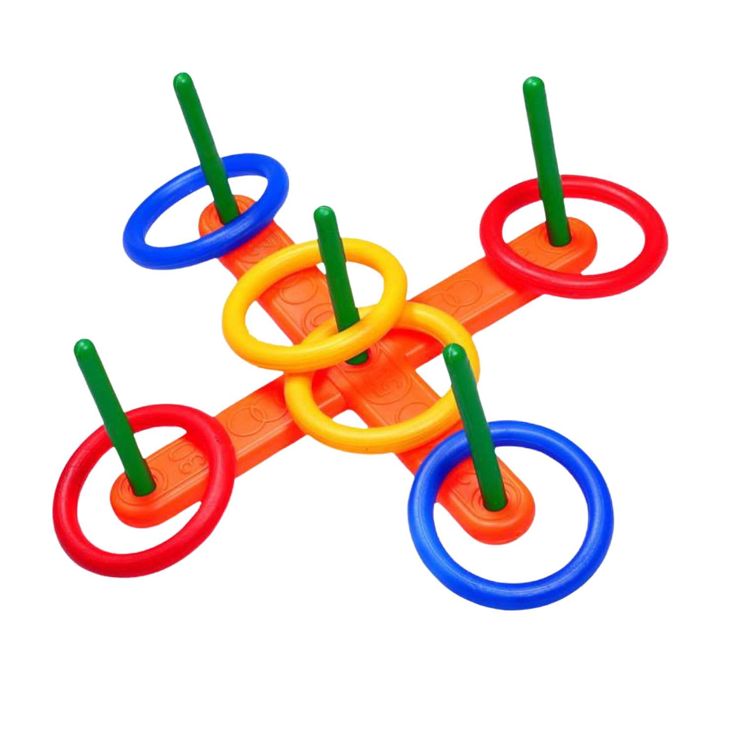 Kids Mandi 13 Pc Ring Toss Game | Indoor/Outdoor Family Fun Ring Target Game | Activity for Kids (B0B5L22K52) Amazon Price History, Amazon Price Tracker