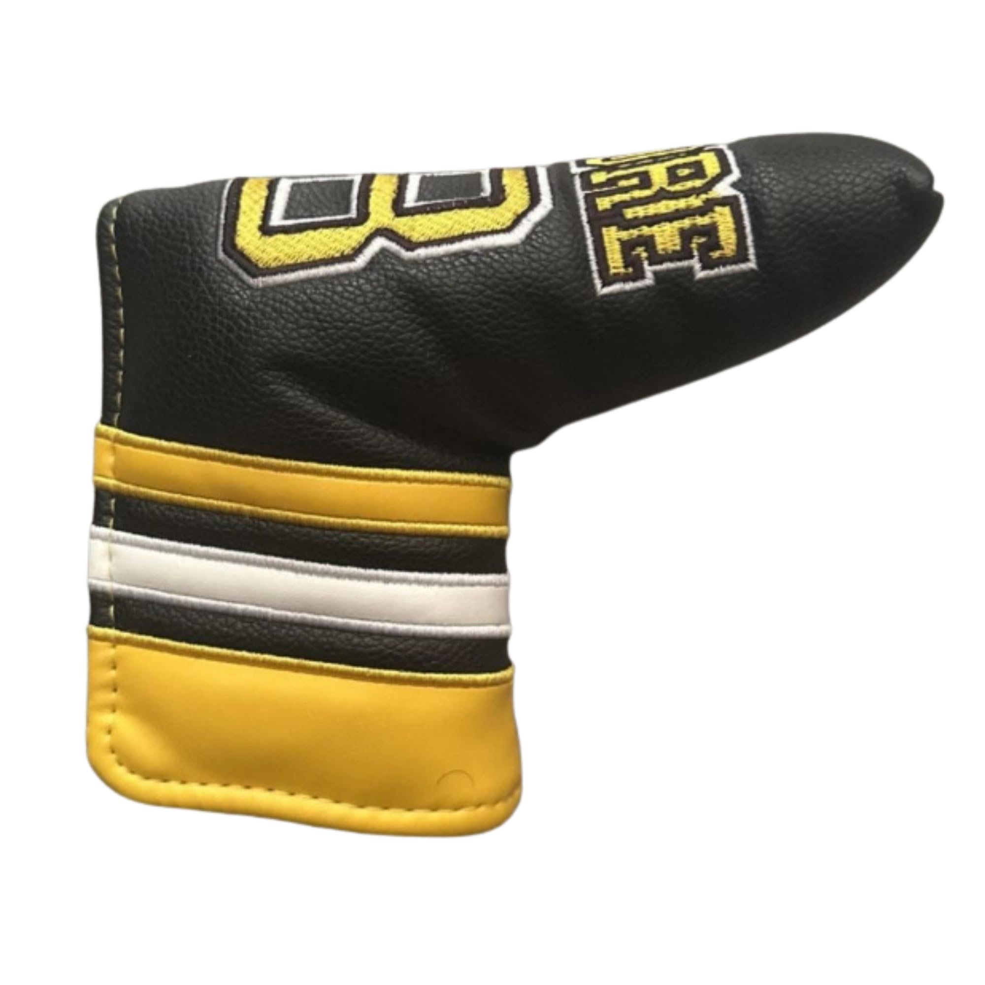 Happy Gilmore Syren Golf Putter Head Cover Premium Faux Leather Putter Protector Odyssey Fit Magnetic Closure Yellow Golf Club Cover