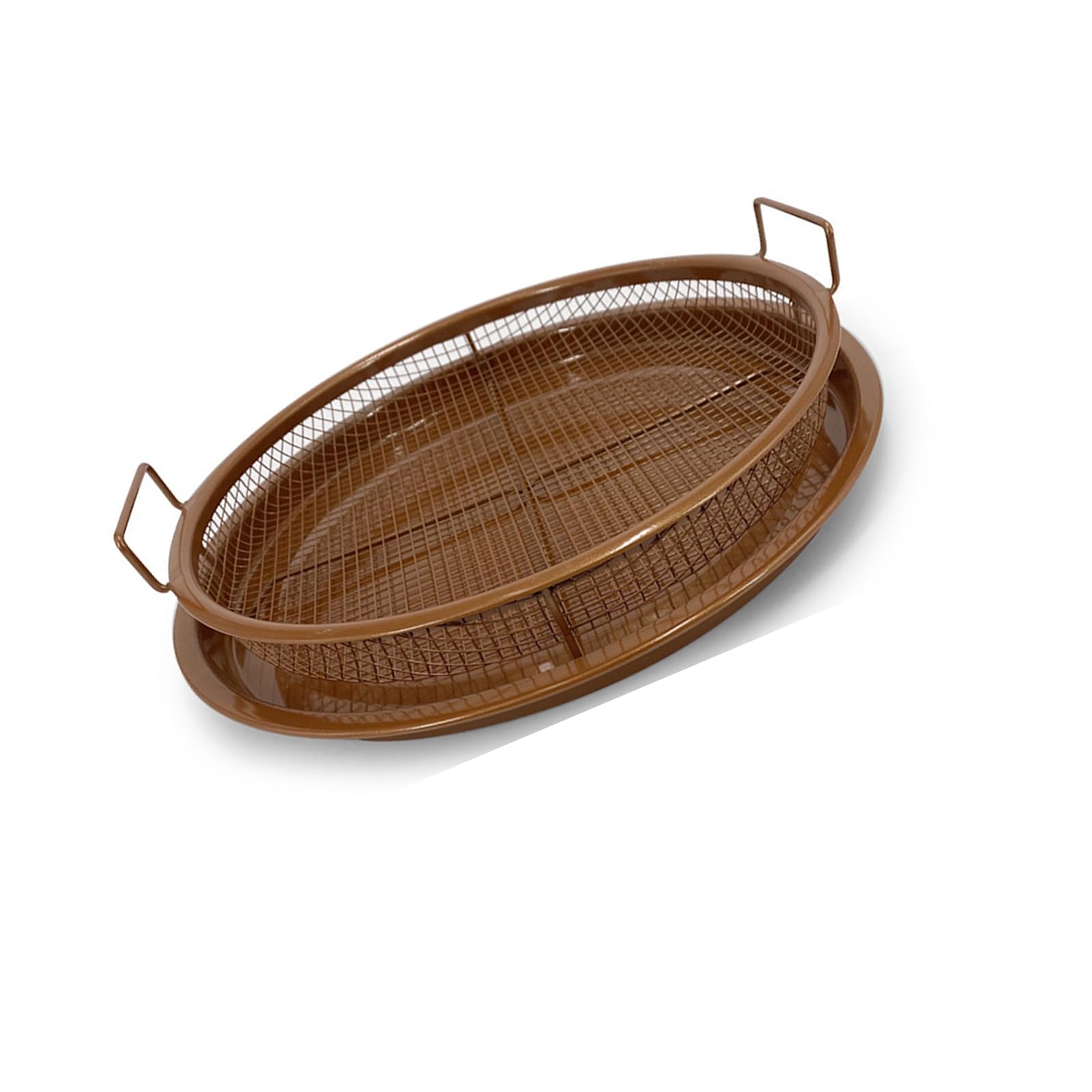 Jazuaiao Multipurpose Round Cookware Baking Pan with Quick Cooling Rack Dishwasher Safe Nonrust Steel Construction Frying Cookware