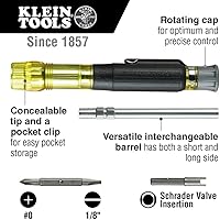 Vista 6 de Klein Tools Juego de destornilladores multipuntas (11 en 1 y 3 en 1) para aplicaciones HVAC