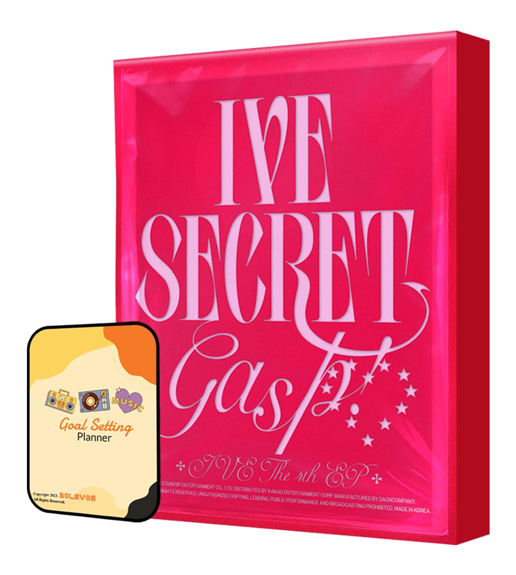 Bolsvos Gasp! Ver. (Standard Ver) Ive Album - Ive Secret +Pre Order Benefits+Bolsvos Exclusive Idol-Inspired Giveaways Package
