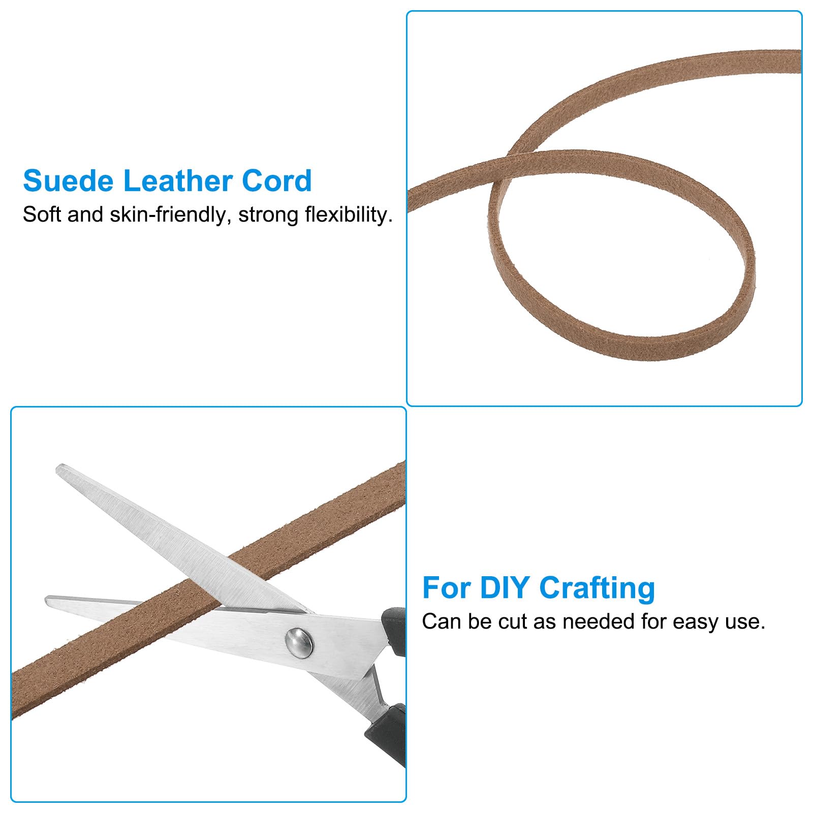PATIKIL Suede Leather Cord 5 mm 50 Yard - Image 3