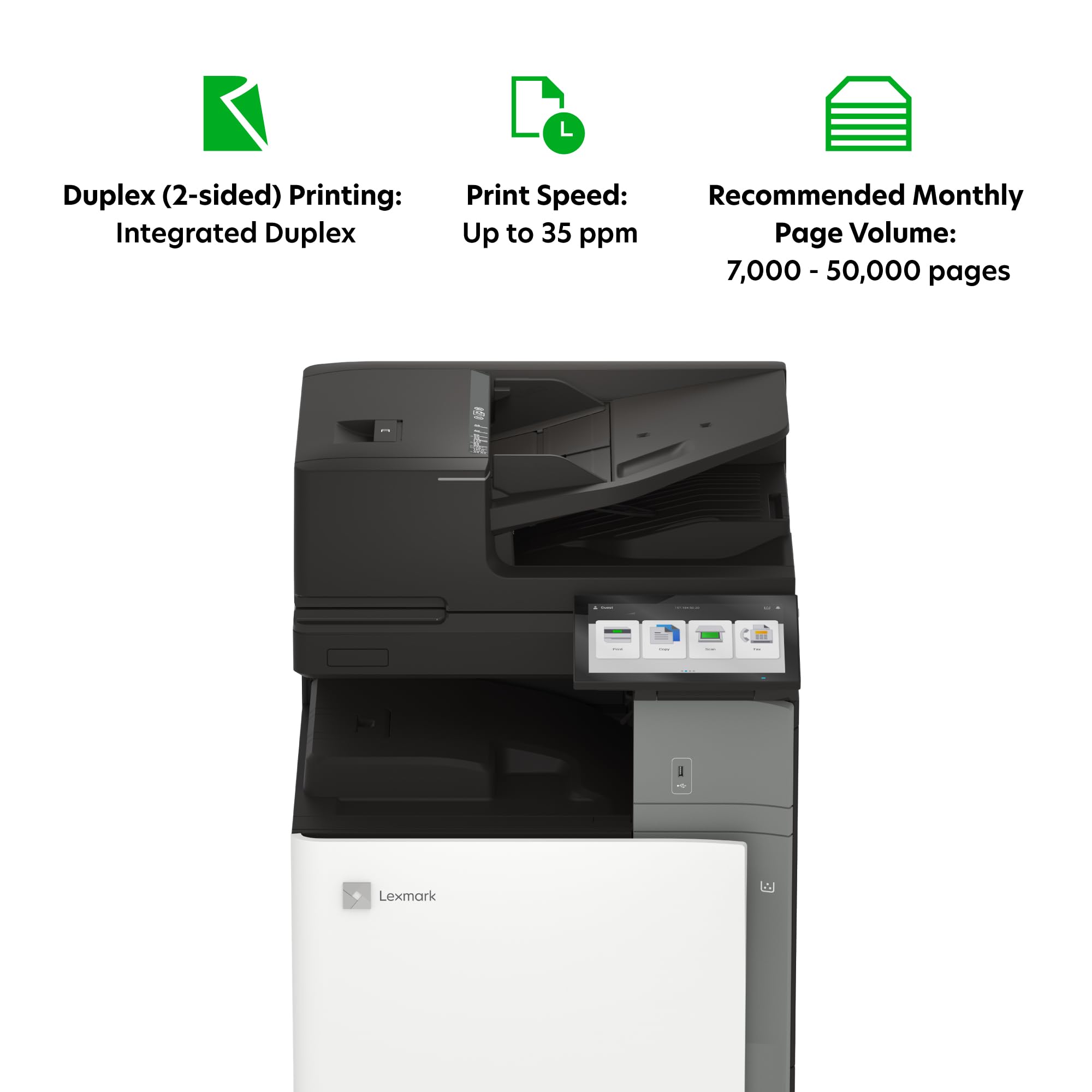 Amazon.com: Lexmark CX961tse Color A3 Multifunction Printer, You