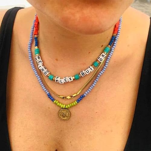 Vista 51 de FASHEWELRY 300 cuentas de letras acrílicas blancas de 0.236 x 0.236 pulgadas (0.236 x 0.236 in), cuentas del alfabeto para hacer pulseras