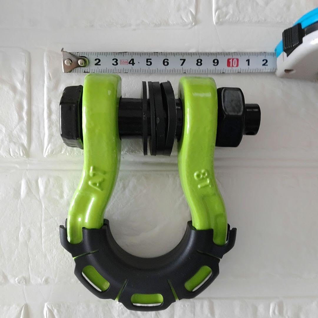 Amazon | Dリングシャックル 緑 GREEN 四駆 jeep ランクル