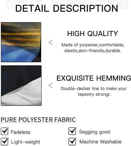 Miniatura 5 de Tapiz de siete chakras para dormitorio, sala de estar, dormitorio, decoración para colgar en la pared, no daña la pared.