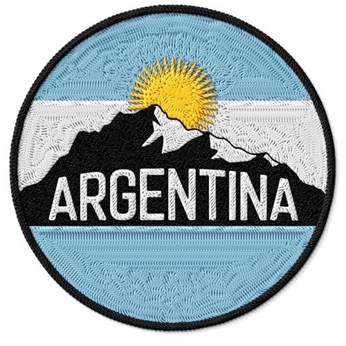 Patch Argentina para roupas – Patch bordado de ferro para jaqueta de mochila - Remendos esportivos de tecido para lembranças de roupas e presentes ID45095