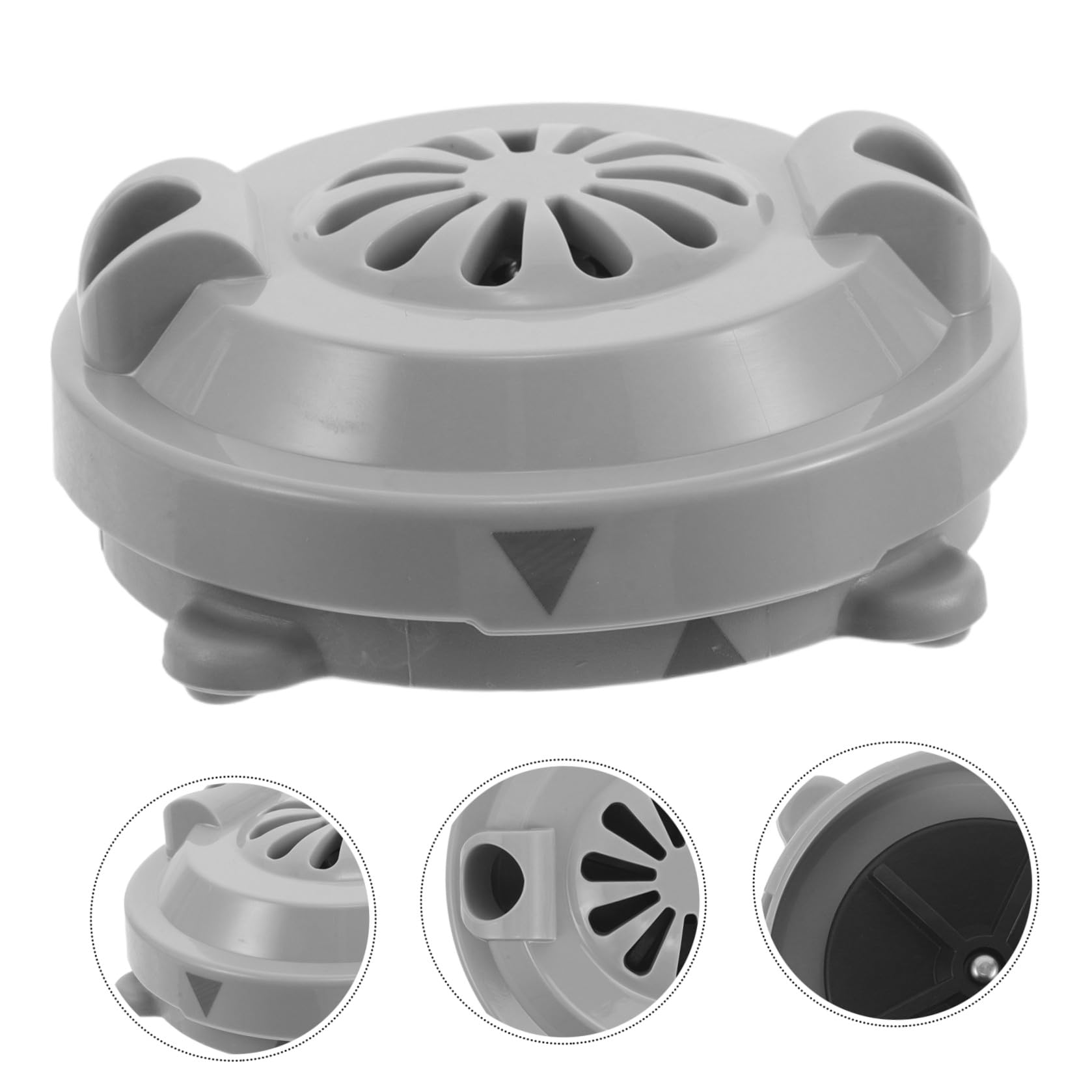 Testina a getto magnetico per vasca da pediluvio, ricambio a 4 pin per poltrona pedicure, compatibilità ampia, per e casa, grigio