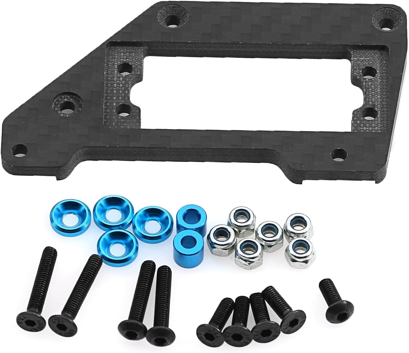 Carbon Fiber Servo Axle Mount Servo Mount Stand Replacement for SCX10 PRO 1/10 Remote Control Car Upgrade Parts Accessories