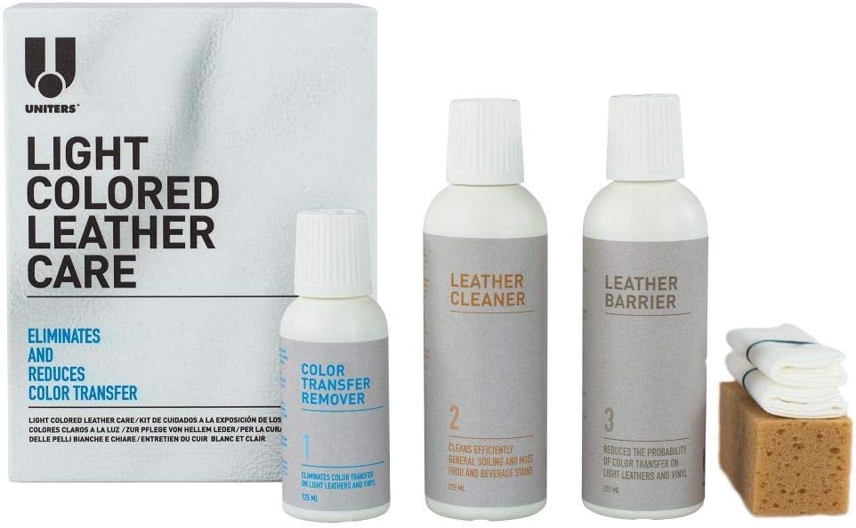 UNITERS Light Colored Leather Care Kit 225 milliliters
