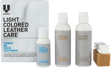UNITERS Light Colored Leather Care Kit 225 milliliters