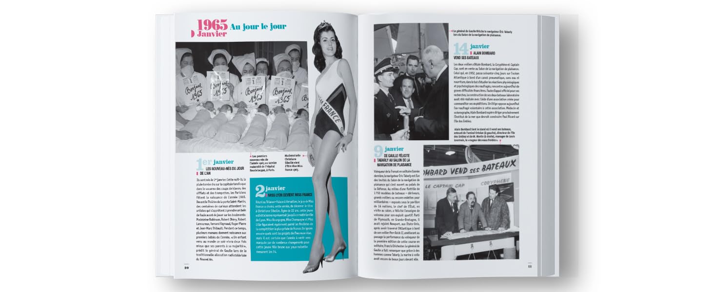 Les Années-Mémoire volume 1965: Beau livre grand format. Idée cadeau originale : livre anniversaire-176 pages. +300 photos d'époque.