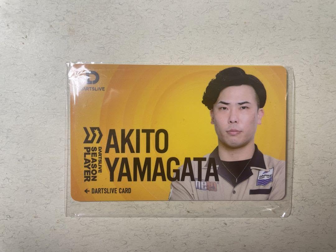 ダーツライブカード　山形明人　シーズンプレイヤー Amazon | DARTSLIVE PLAYER GOODS 山形明人選手セット ダーツ