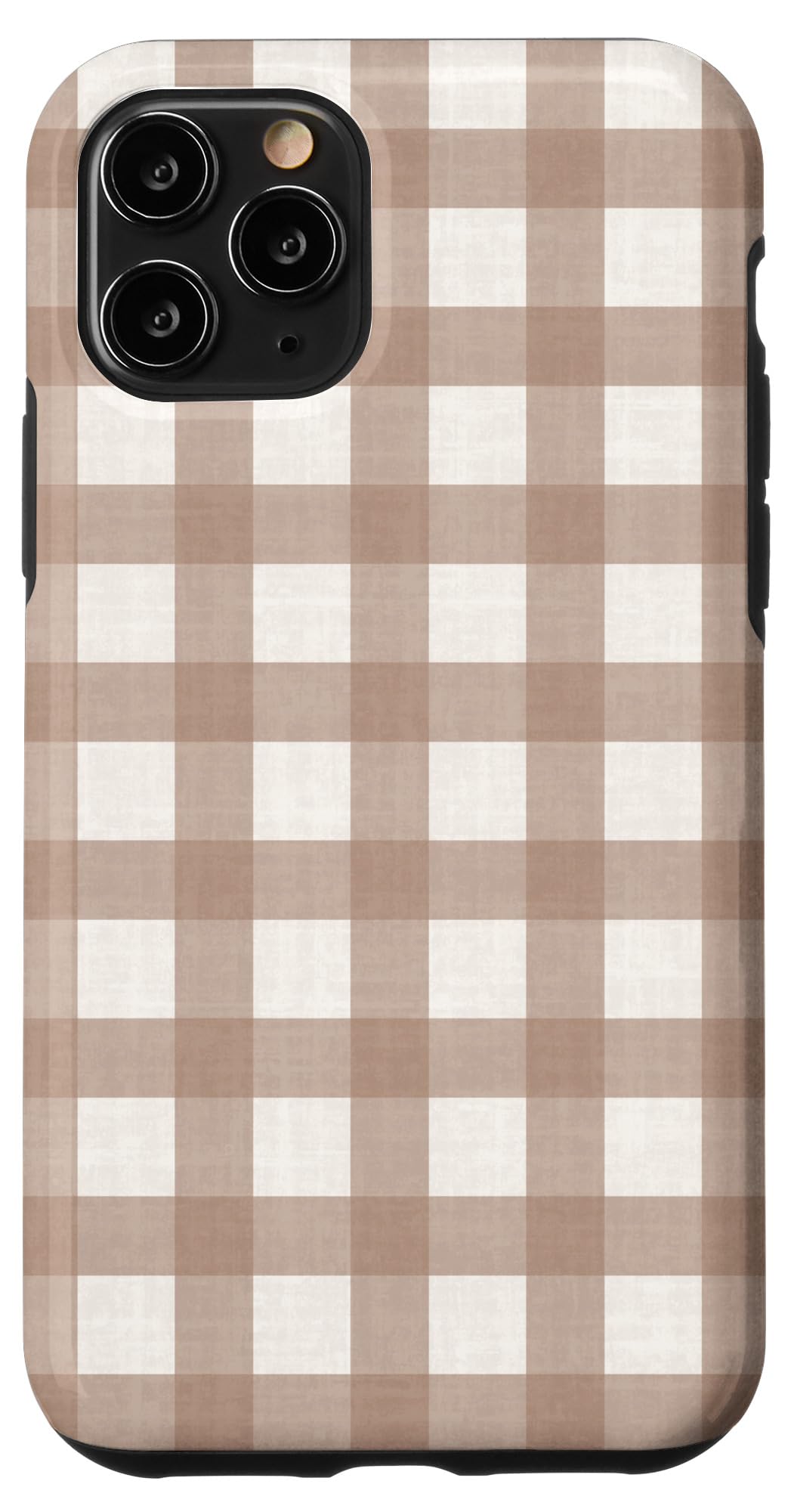 Amazon.com: iPhone 11 Pro Brown Gingham Pattern Classic