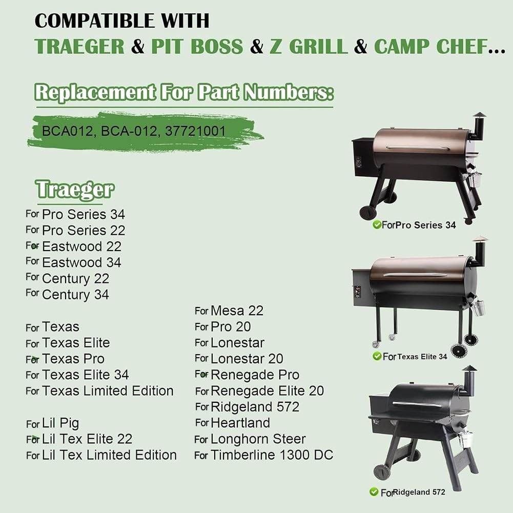 FACAIIO Diffusore di calore per griglia in acciaio inox per BCA012, piastra di distribuzione uniforme del calore compatibile con più modelli di forno e barbecue