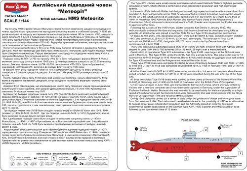 Miniatura 5 de Micro-Mir British Submarines HMS Meteorite 1144 MM144-007