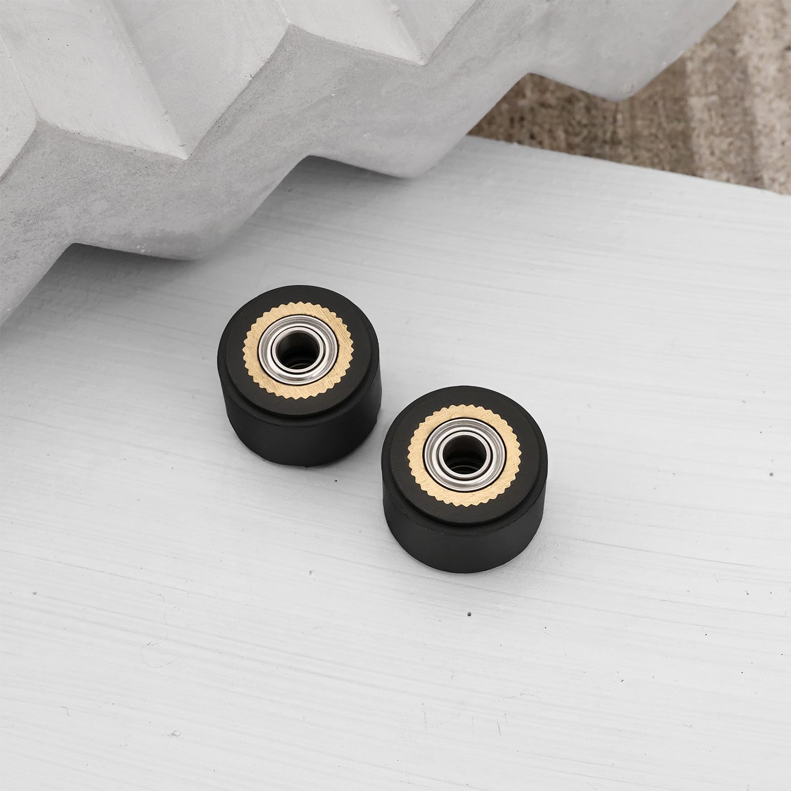 Lot de 4pcs Roue à Galet de Pincement Roulement à Billes en Laiton pour Roue de Pressage de Papier pour Machine de Découpe Compatible avec Roland Compatible avec GCC 4x11x16mm