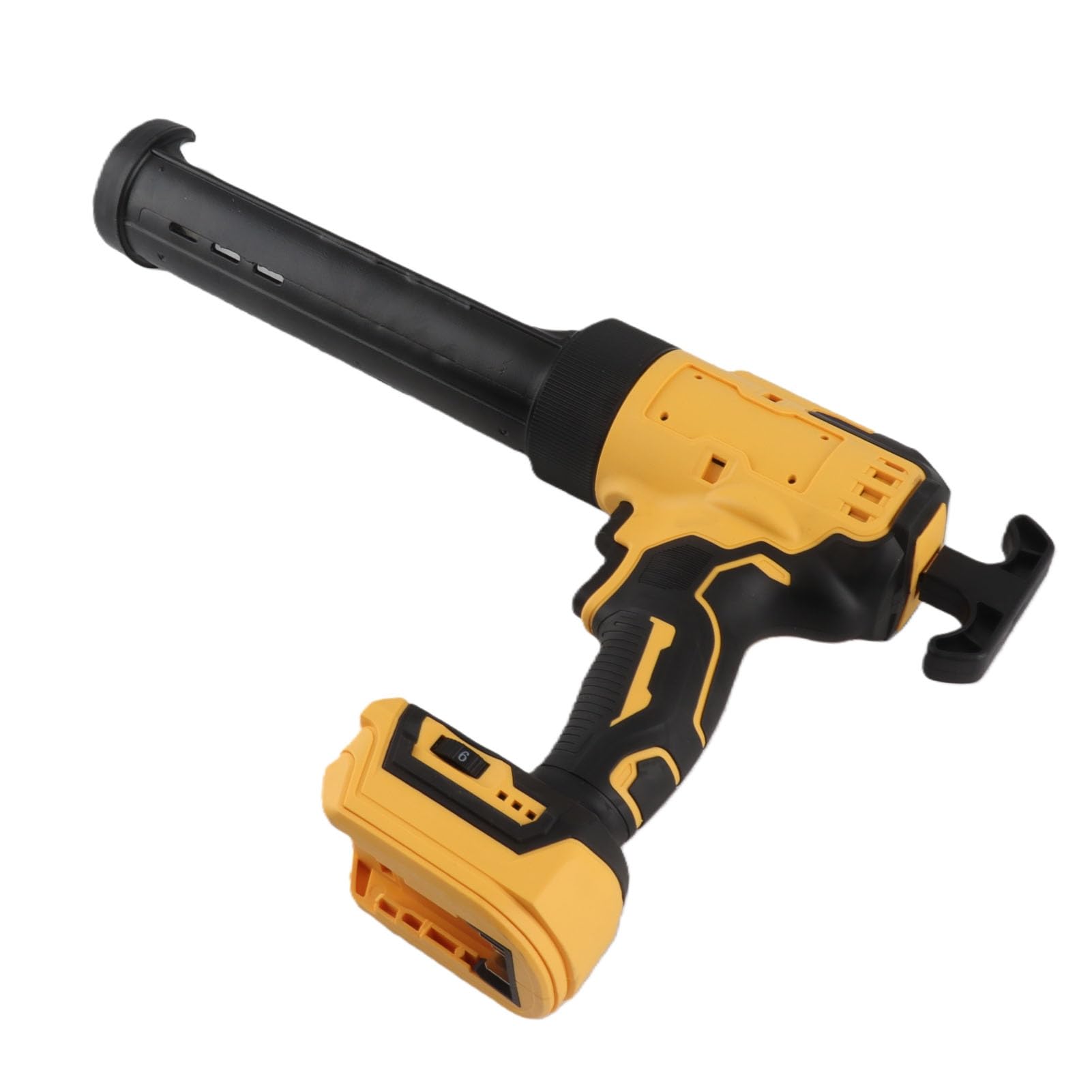 Pistola per Silicone Senza Fili, Retrazione Automatica Regolabile a 6 velocità, Pistola per Silicone Alimentata a Batteria con Display a LED, per Batterie