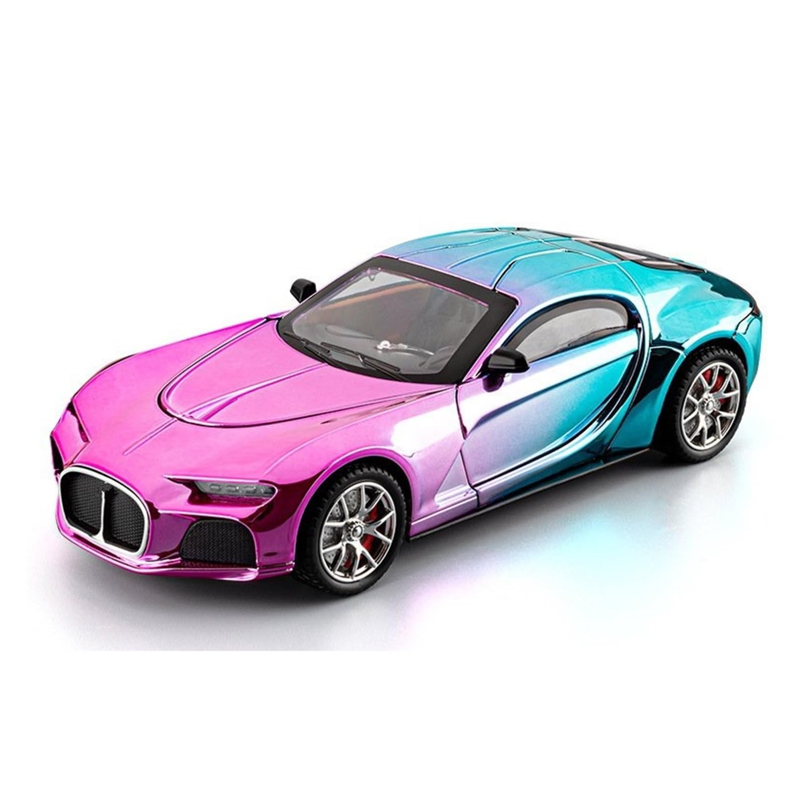 AUDSNI Die-Cast Diecast Car Model 1:24 For Bujadi For Atlantic Alloy Die Casting Model Car Ornaments(A)