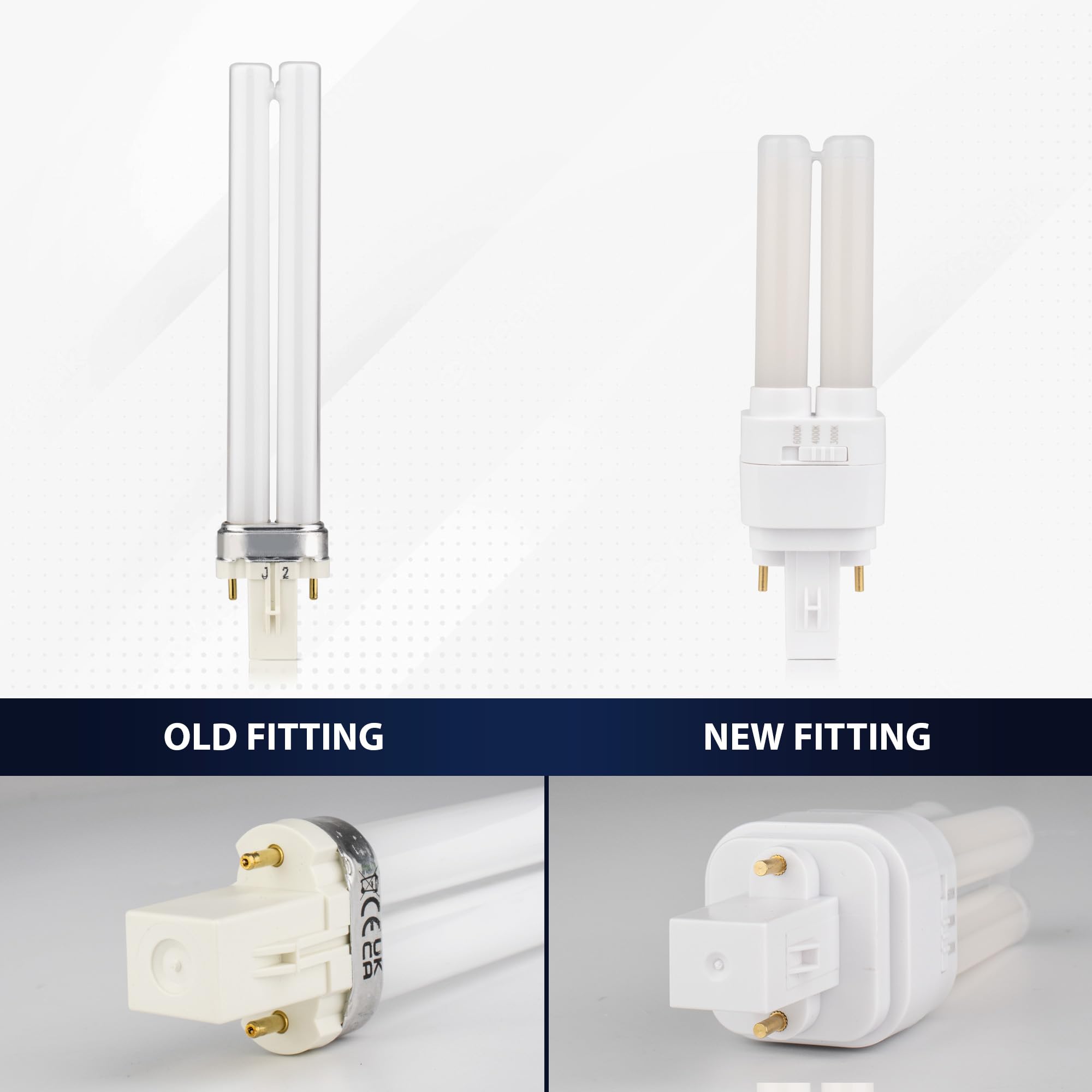 Bright Source LED PL-S Retrofit Compact Bulb, CFL Replacement, G23 2-pin Socket Base, 6W, 720lm, IP44 - Image 4