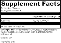 Vista 2 de XYMOGEN Nattokinase - Apoyo al bienestar cardiovascular y vascular - 100 mg de nattoquinasa - Fórmula enzimática - Vegano y sin OMG - 60 cápsulas