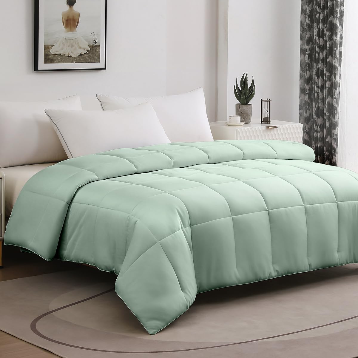 100 Viscose Made from Bamboo Comforter, Soft Lightweight