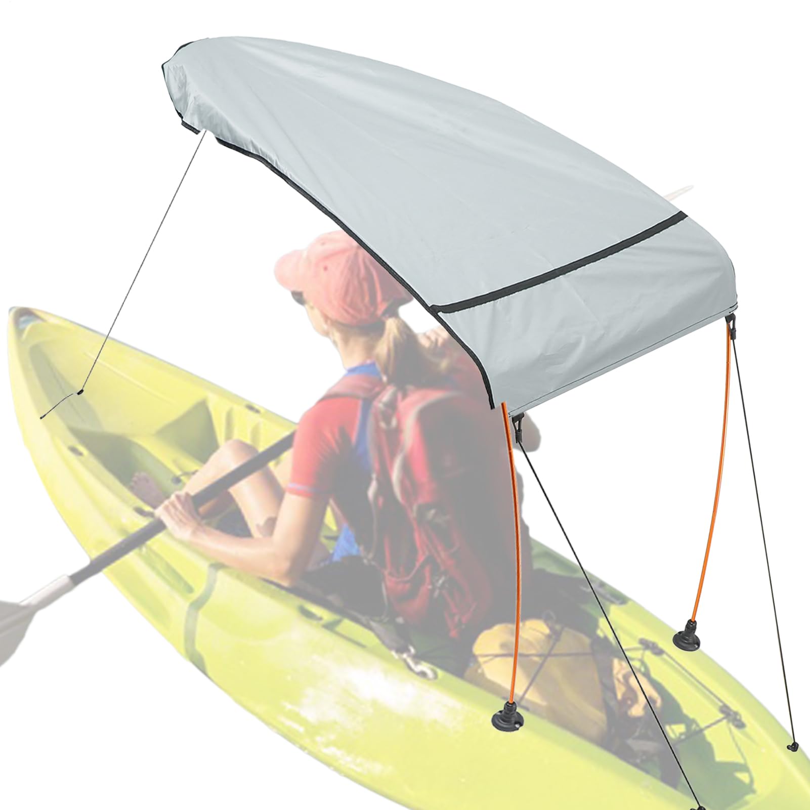 Generico Ombrello per kayak, parasole per kayak, Tendalino parasole per da spiaggia, Kit hardware base per montaggio su parasole per barca e tettuccio per kayak per pesca all'aperto, kayak