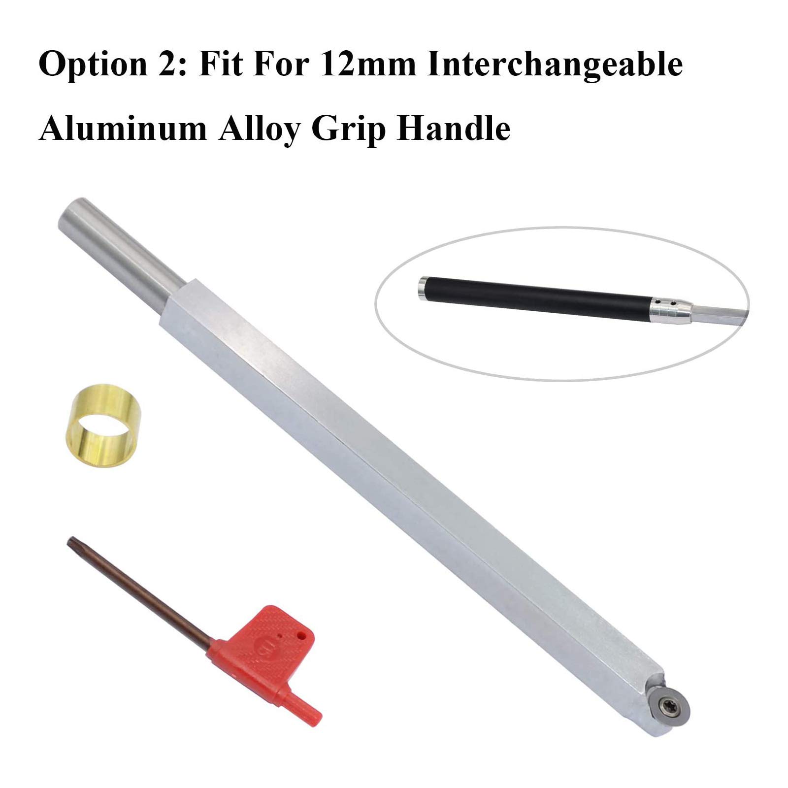 Scalpello, Utensile per Tornitura Del Legno Scalpello per Tornio con Punta in Metallo Duro con Taglierina per Inserti in Metallo Duro Rotondo Ci3 12 Mm per Hobbista Del Legno o Fai da Te o Fa